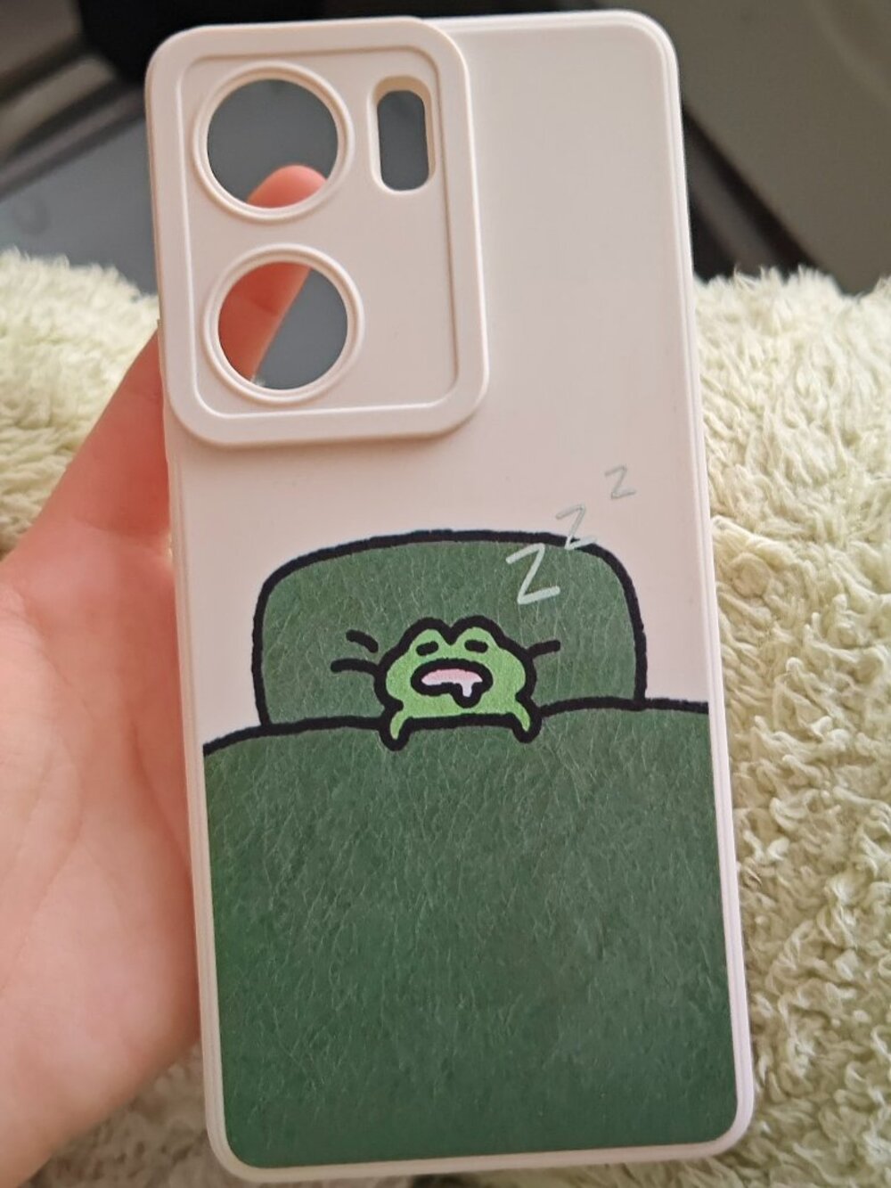 Cute Sleeping Frog Android Phone Case